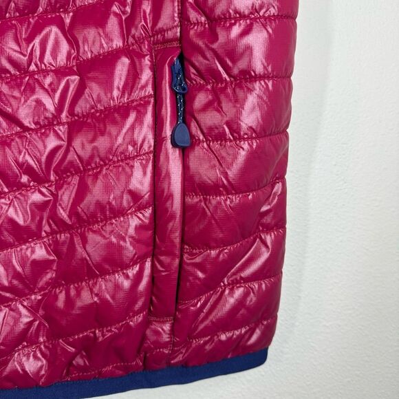 Vineyard Vines Shiny Mountain Weekend Quilted Vest Beet Red Women’s Size Medium - Picture 4 of 9
